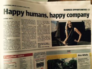happy humans courier mail